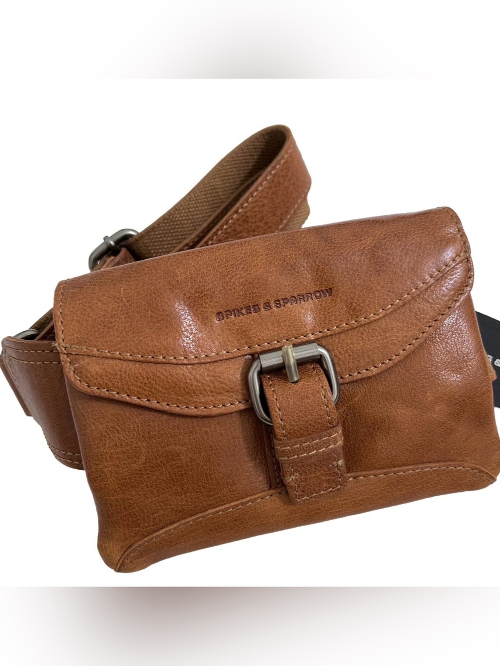 Spikes & Sparrow Leather Belt Bag